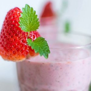 Batido de fresa